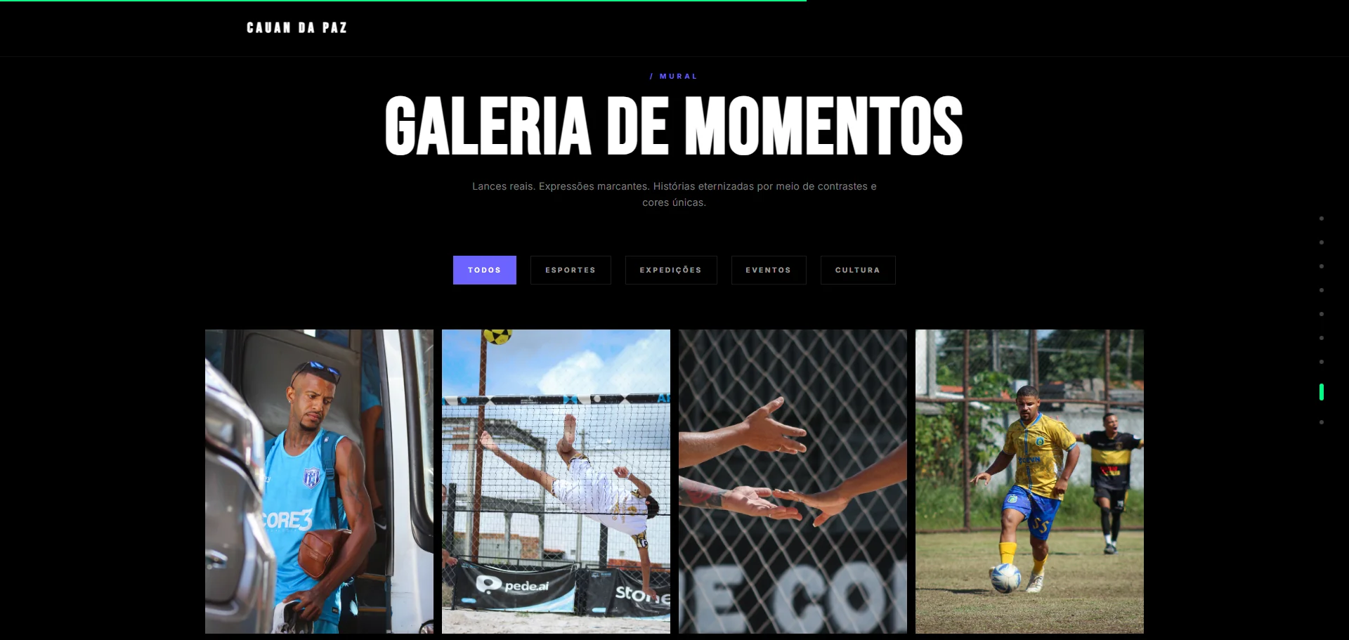 Cauan da Paz — Portfólio para Fotógrafo